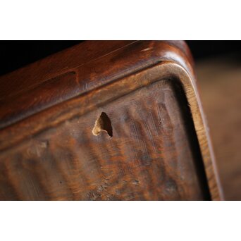 肥松/ヤニ松 長方煎茶盆　X234 