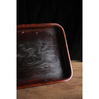 肥松/ヤニ松 長方煎茶盆　X234 