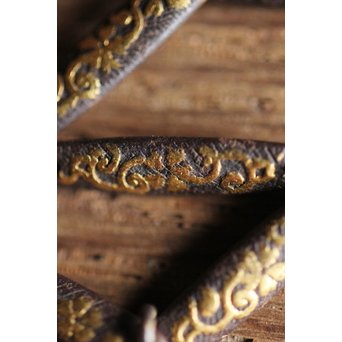 MOVADO 鉄外装 金象嵌アンティーク懐中時計　M208 