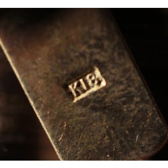 MOVADO 鉄外装 金象嵌アンティーク懐中時計　M208 