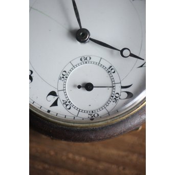 MOVADO 鉄外装 金象嵌アンティーク懐中時計　M208 