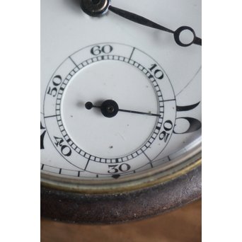 MOVADO 鉄外装 金象嵌アンティーク懐中時計　M208 