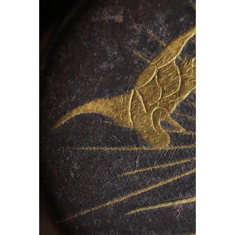 MOVADO 鉄外装 金象嵌アンティーク懐中時計　M208 