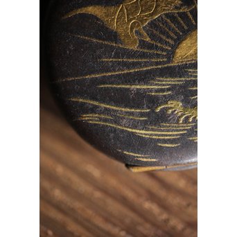 MOVADO 鉄外装 金象嵌アンティーク懐中時計　M208 