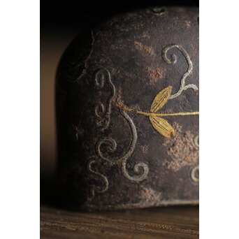 刀装具 金銀象嵌鉄打出柄金具　M210 