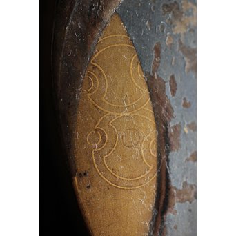 蕪型蒔絵香合　Q107 