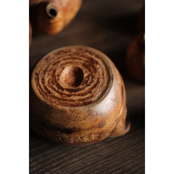 竹根 煎茶道具一式 急須 湯冷 茶入 煎茶椀　U215 