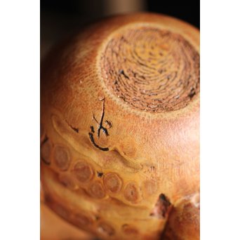 竹根 煎茶道具一式 急須 湯冷 茶入 煎茶椀　U215 