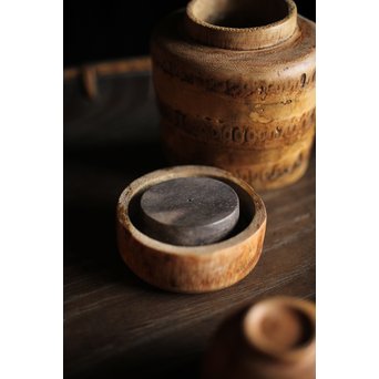 竹根 煎茶道具一式 急須 湯冷 茶入 煎茶椀　U215 