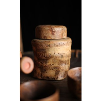 竹根 煎茶道具一式 急須 湯冷 茶入 煎茶椀　U215 