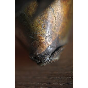 古銅鍍金 金銅鶉香炉　M212 