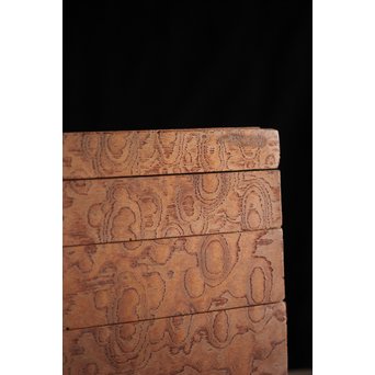 稀少材 総玉杢欅 小箱　X237 