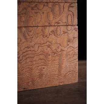 稀少材 総玉杢欅 小箱　X237 