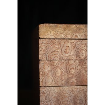 稀少材 総玉杢欅 小箱　X237 