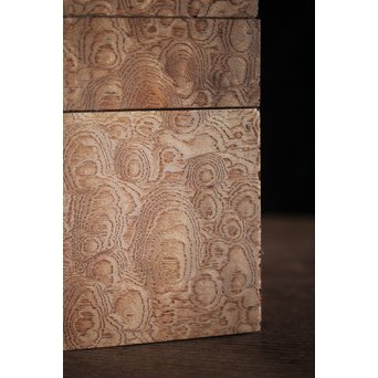 稀少材 総玉杢欅 小箱　X237 