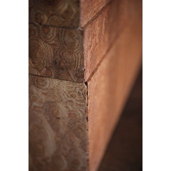 稀少材 総玉杢欅 小箱　X237 