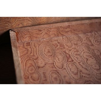 稀少材 総玉杢欅 小箱　X237 