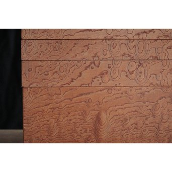 稀少材 総玉杢欅 小箱　X237 