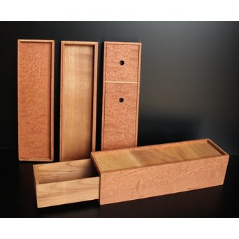 稀少材 総玉杢欅 小箱　X237 