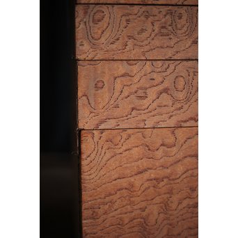 稀少材 総玉杢欅 小箱　X237 