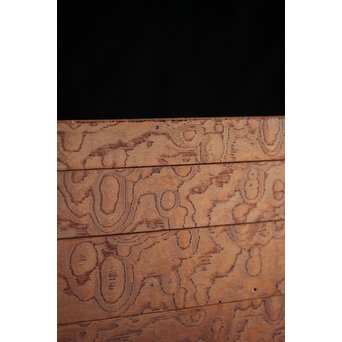 稀少材 総玉杢欅 小箱　X237 