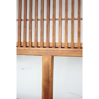 障子枠付 白木格子戸 2枚1組　L1024YD 