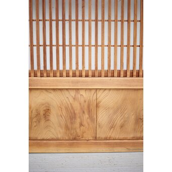 障子枠付 白木格子戸 2枚1組　L1024YD 