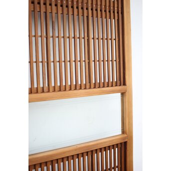 障子枠付 白木格子戸 2枚1組　L1024YD 