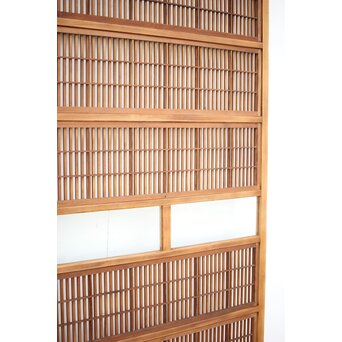 障子枠付 白木格子戸 2枚1組　L1024YD 