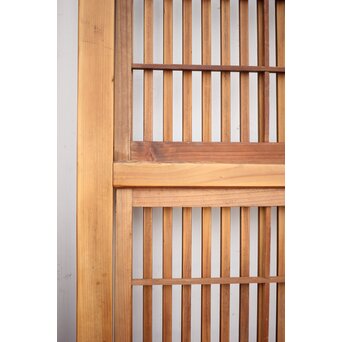 障子枠付 白木格子戸 2枚1組　L1024YD 