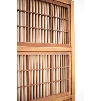 障子枠付 白木格子戸 2枚1組　L1024YD 