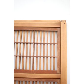 障子枠付 白木格子戸 2枚1組　L1024YD 