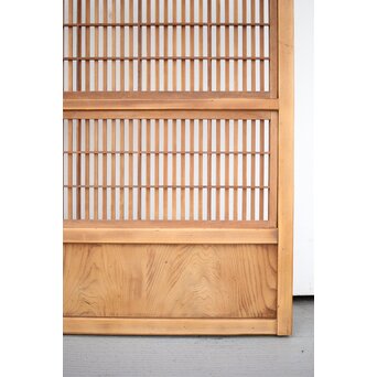 障子枠付 白木格子戸 2枚1組　L1024YD 