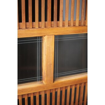 障子枠付 白木格子戸 2枚1組　L1024YD 