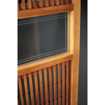 障子枠付 白木格子戸 2枚1組　L1024YD 