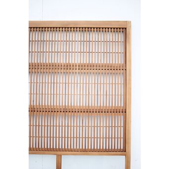 障子枠付 白木格子戸 2枚1組　L1024YD 