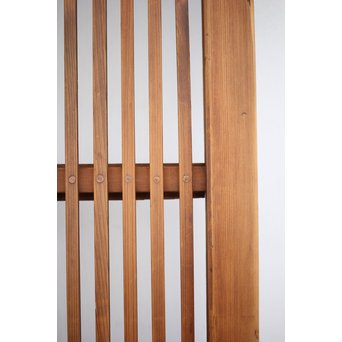 にかわガラス 白木格子戸 2枚1組　L1025 