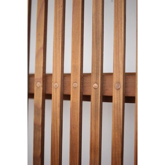 にかわガラス 白木格子戸 2枚1組　L1025 