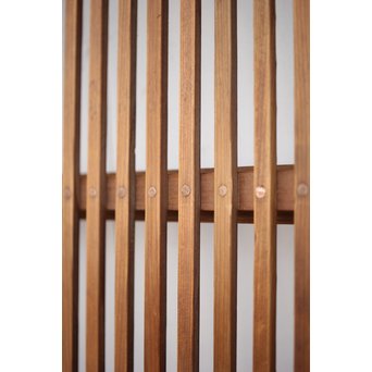 にかわガラス 白木格子戸 2枚1組　L1025 