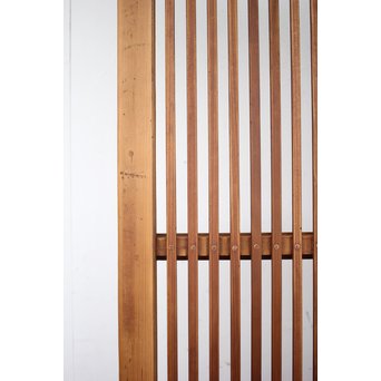 にかわガラス 白木格子戸 2枚1組　L1025 