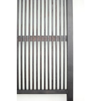 背面ガラス 黒格子戸 4枚1組　L1026 