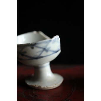 初期伊万里 陶片 馬上盃 ひっつき鎬盃　P191 