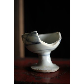 初期伊万里 陶片 馬上盃 ひっつき鎬盃　P191 