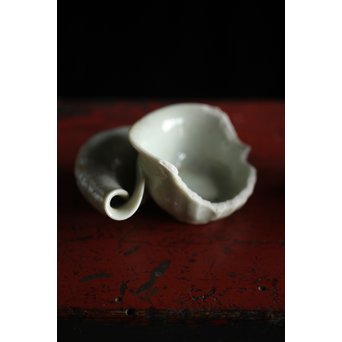 初期伊万里 陶片 馬上盃 ひっつき鎬盃　P191 