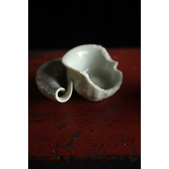 初期伊万里 陶片 馬上盃 ひっつき鎬盃　P191 