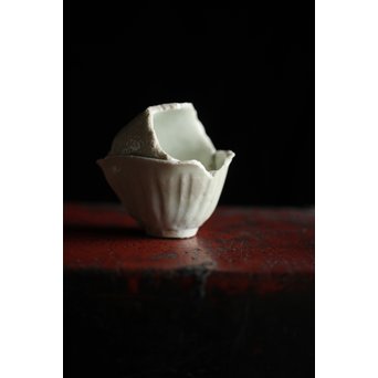 初期伊万里 陶片 馬上盃 ひっつき鎬盃　P191 