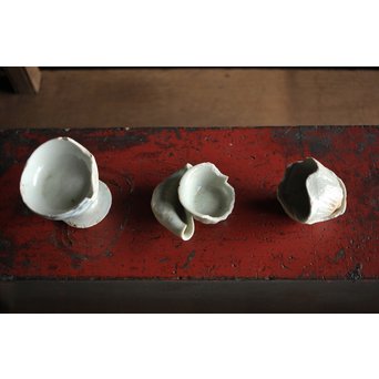 初期伊万里 陶片 馬上盃 ひっつき鎬盃　P191 