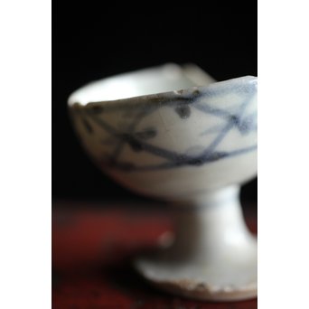 初期伊万里 陶片 馬上盃 ひっつき鎬盃　P191 