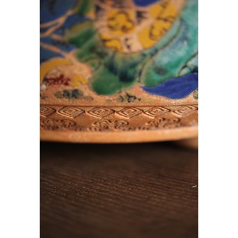 九々鱗 青木木米 素焼/白泥 十六羅漢彩色 涼炉/瓶掛　P192 