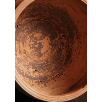 九々鱗 青木木米 素焼/白泥 十六羅漢彩色 涼炉/瓶掛　P192 